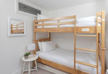 Bedroom 3 has bunk beds, the kids will love having a sleepover each night.