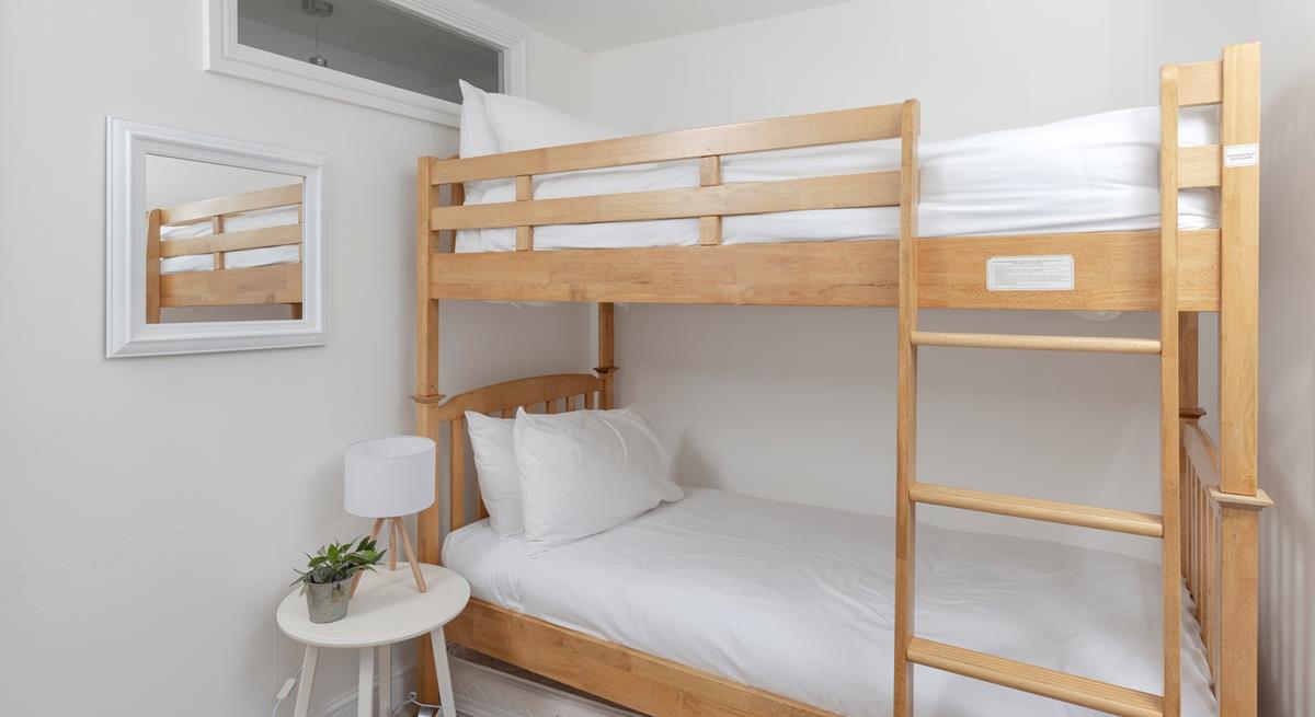 Bedroom 3 has bunk beds, the kids will love having a sleepover each night.