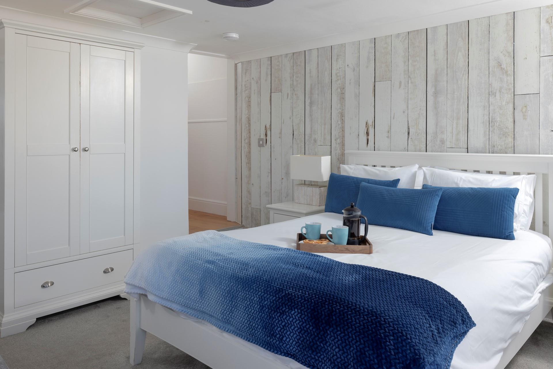 Bedroom 4 offers sea views to wake up to.