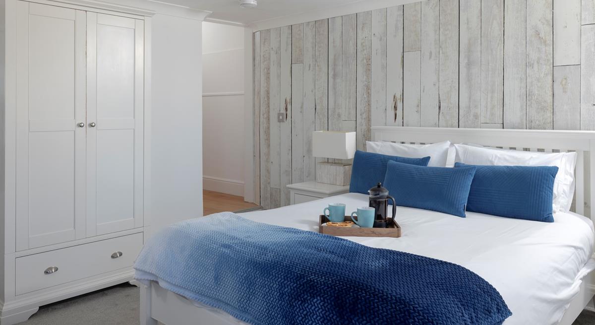 Bedroom 4 offers sea views to wake up to.