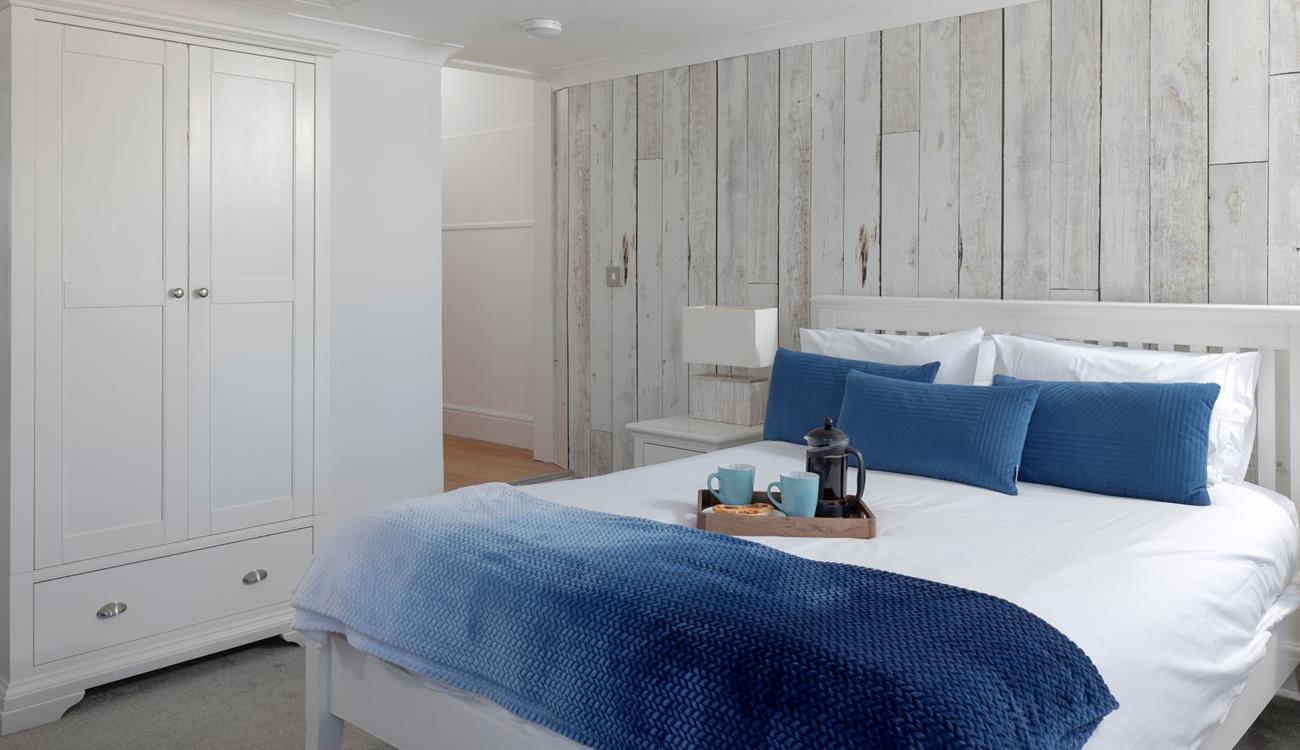 Bedroom 4 offers sea views to wake up to.