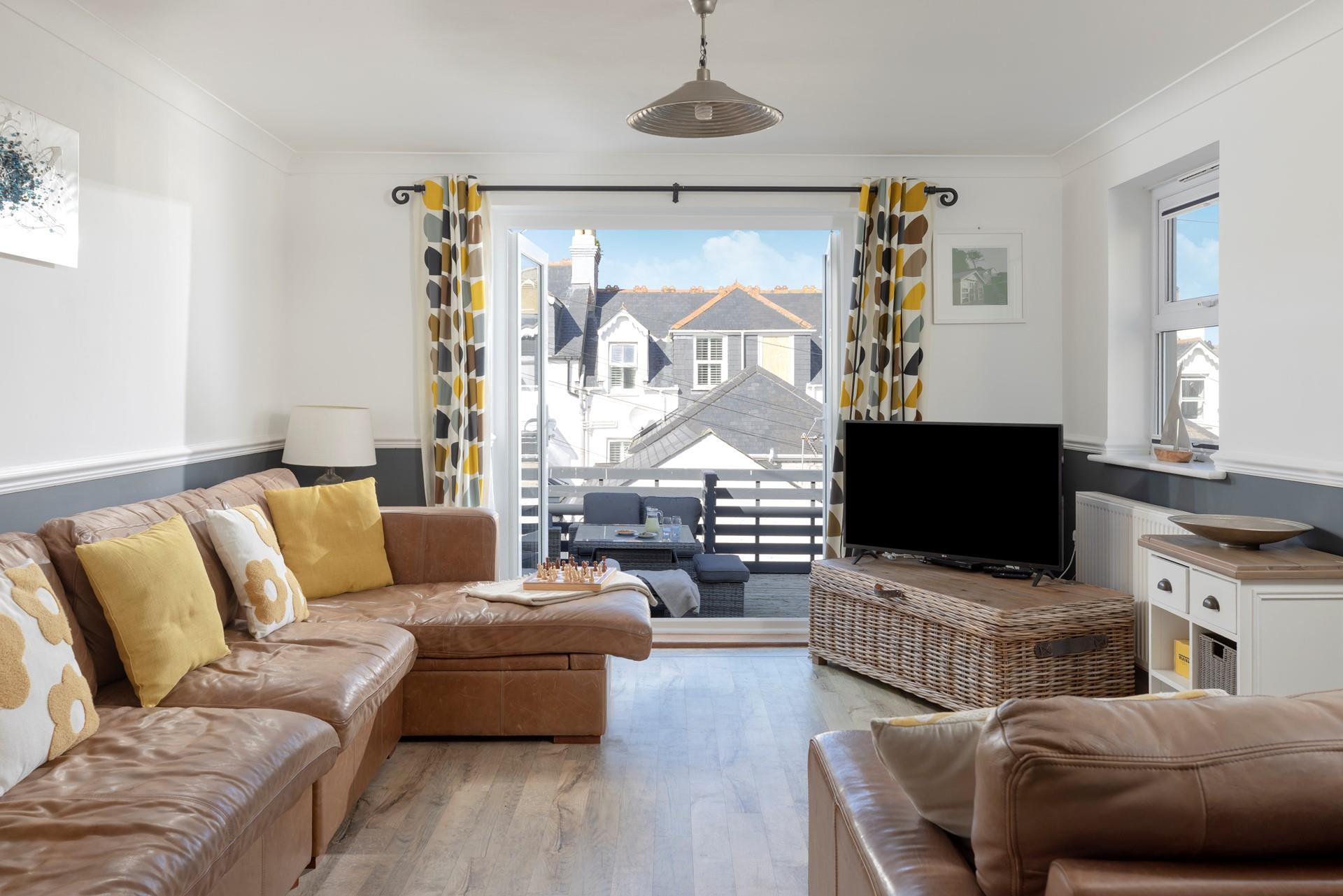 Sit and relax in your cosy sitting room after a day of exploring Cornwall.