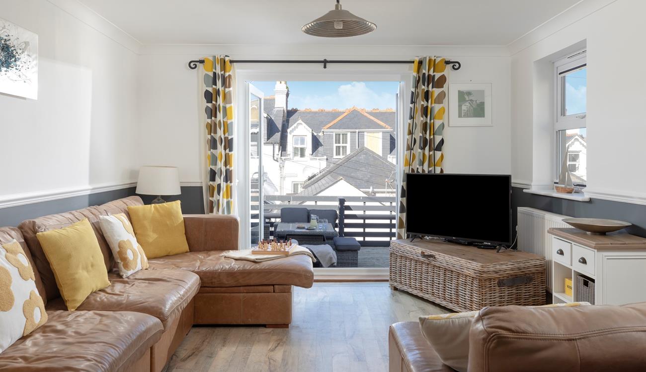 Sit and relax in your cosy sitting room after a day of exploring Cornwall.