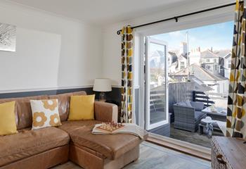 Open the patio doors and let the warm summer breeze through.