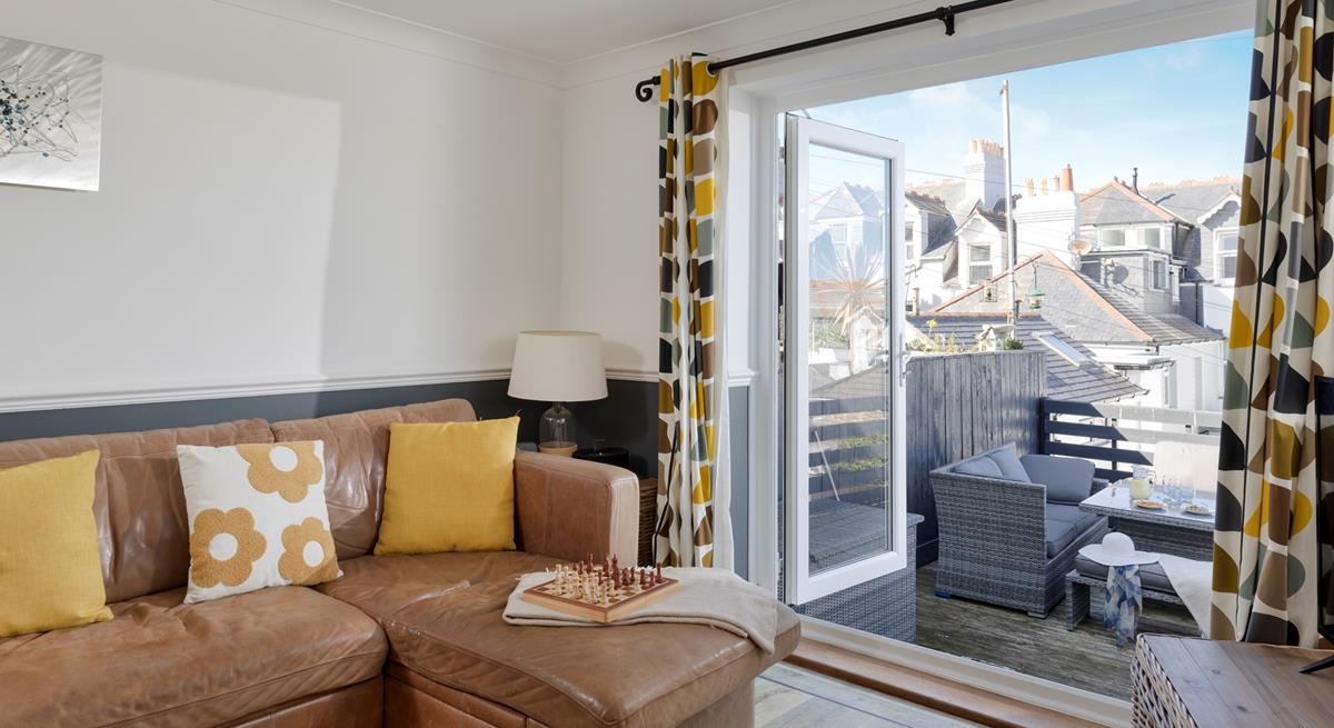 Open the patio doors and let the warm summer breeze through.