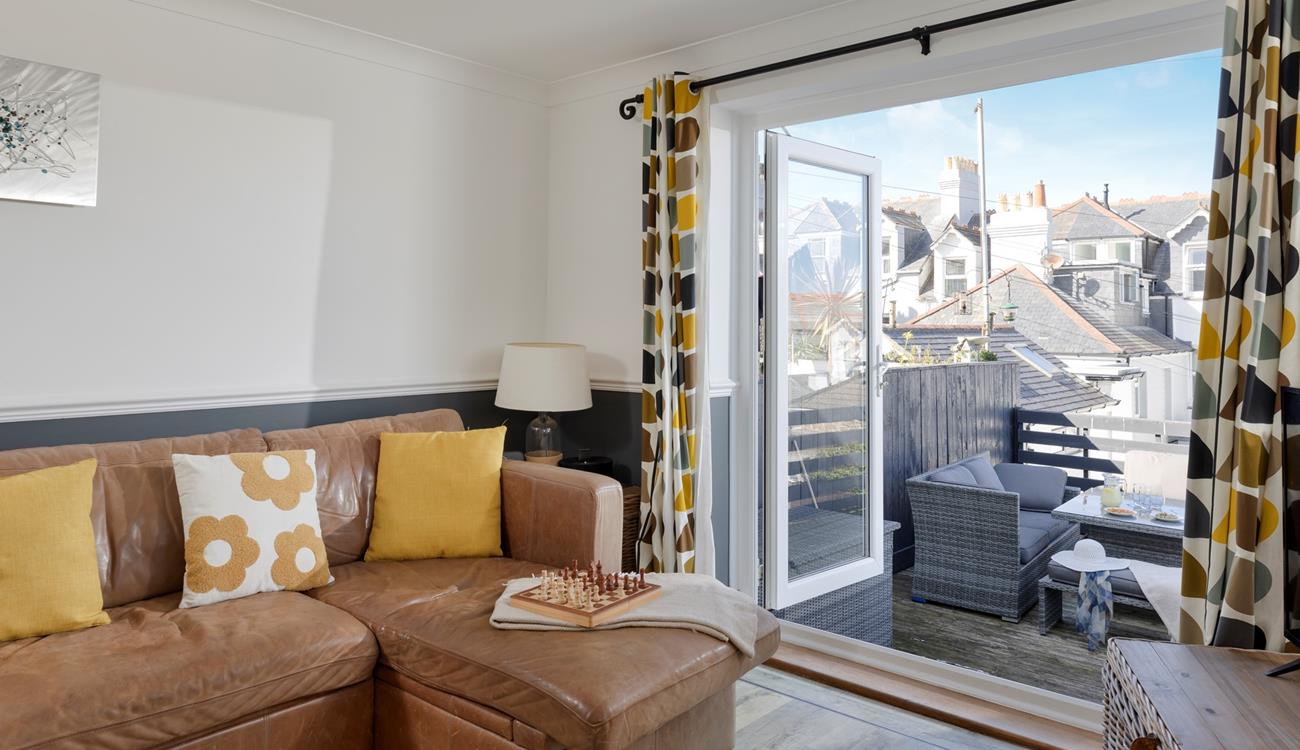 Open the patio doors and let the warm summer breeze through.