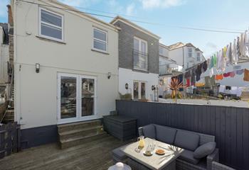 Pop open a bottle of prosecco and soak up the evening sun.