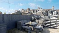 Enjoy al fresco meals on the patio.