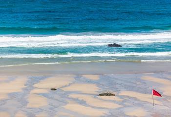 Porthmeor is a popular surfing beach but is also perfect for families.