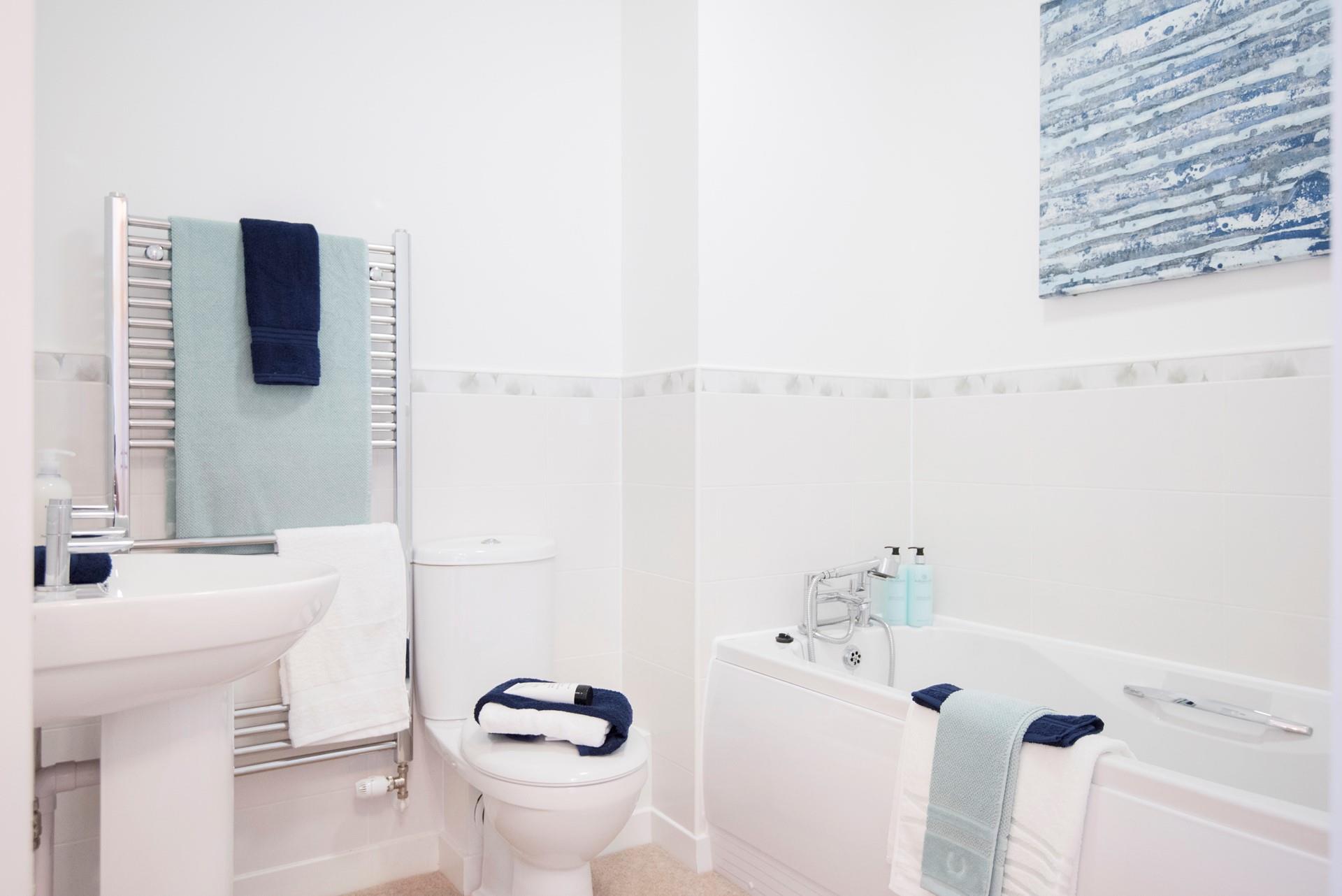 Explore the coast, then treat yourself to a long soak in the bath.