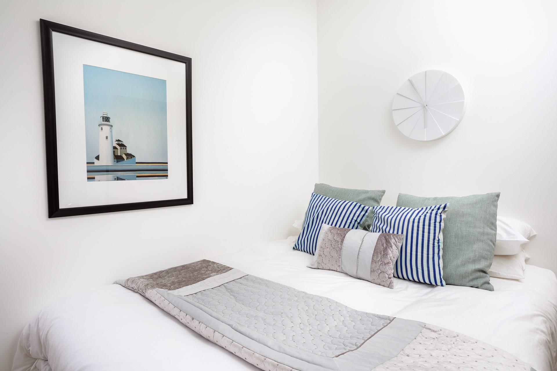 Bedroom 2 has zip and link beds which offer flexible sleeping arrangements.