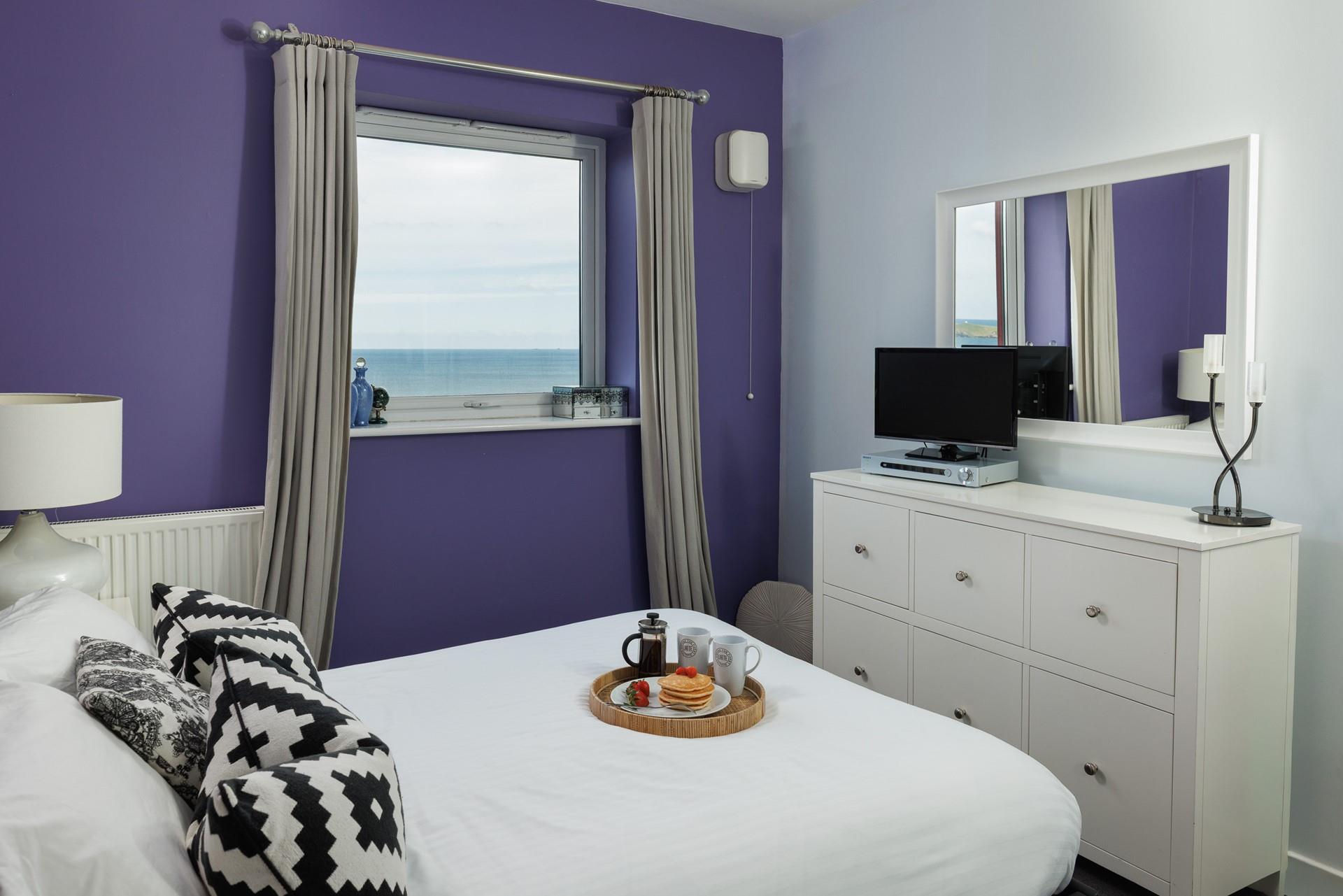 Sip your morning coffee listening to the sounds of the sea.