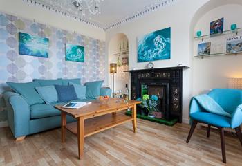 The colourful and cosy lounge is fabulous for socialising with loved ones.