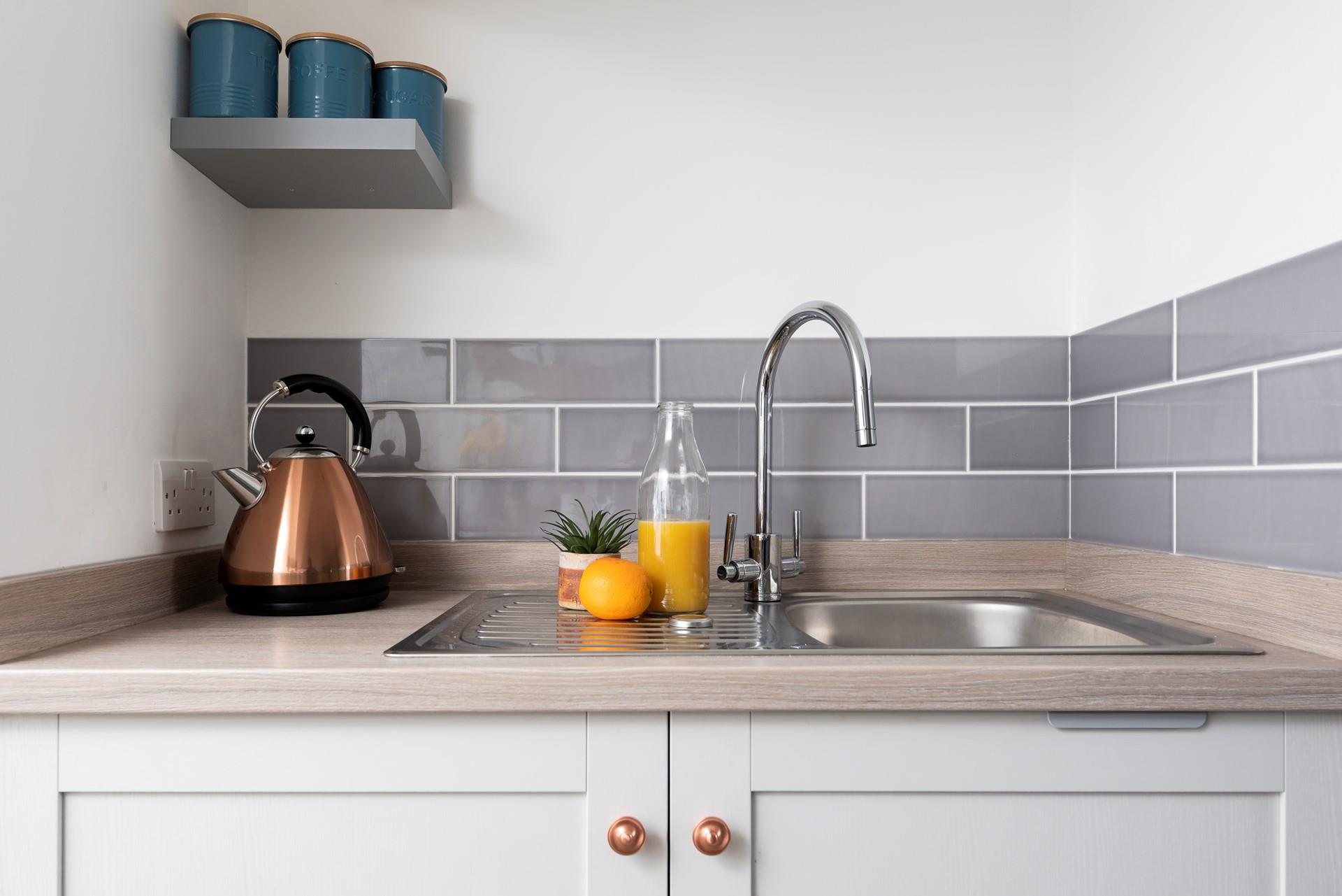 Modern and stylish, the kitchen has all you need for your stay at Little Breeze. 