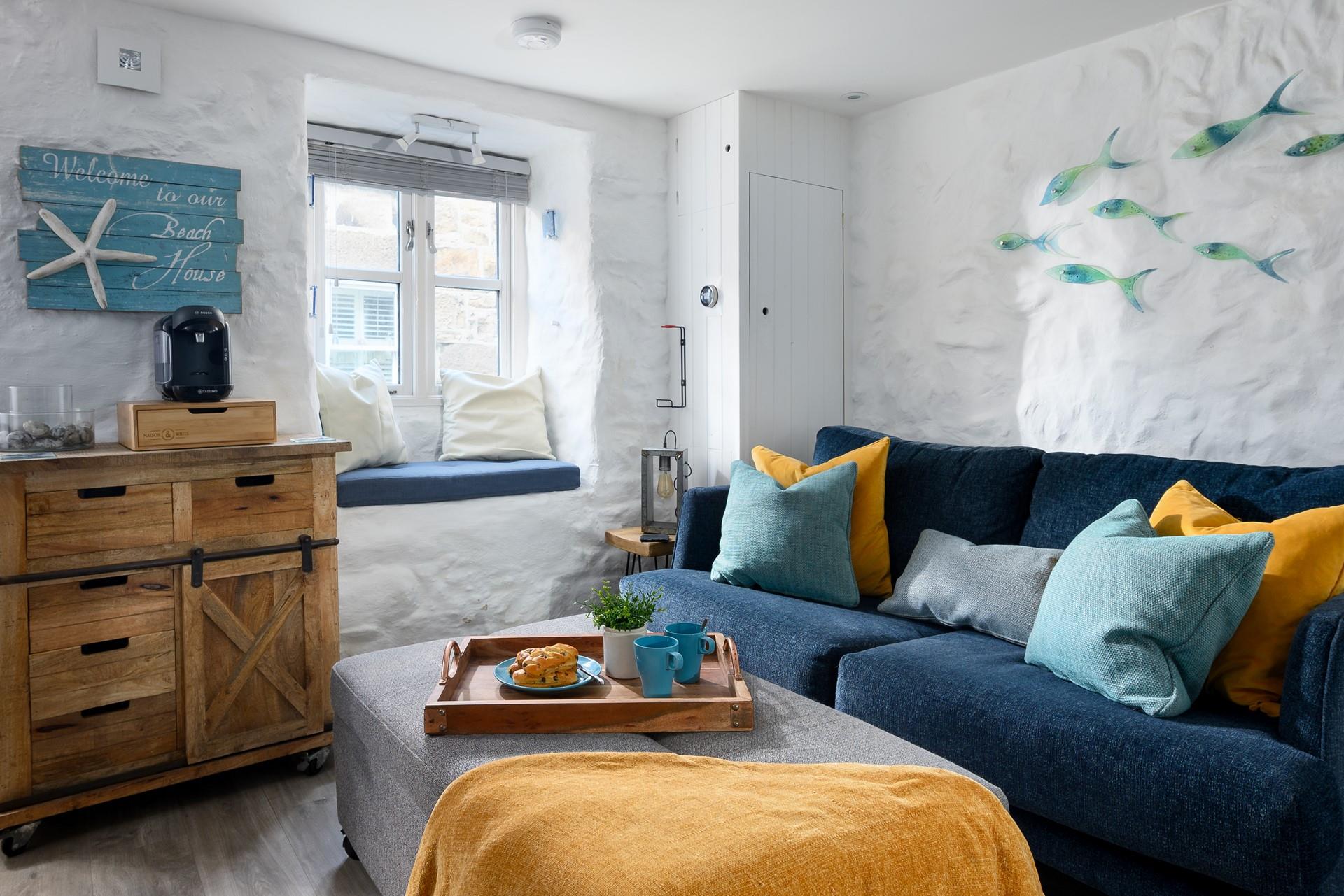 Make yourself at home in this cute fisherman's cottage. 