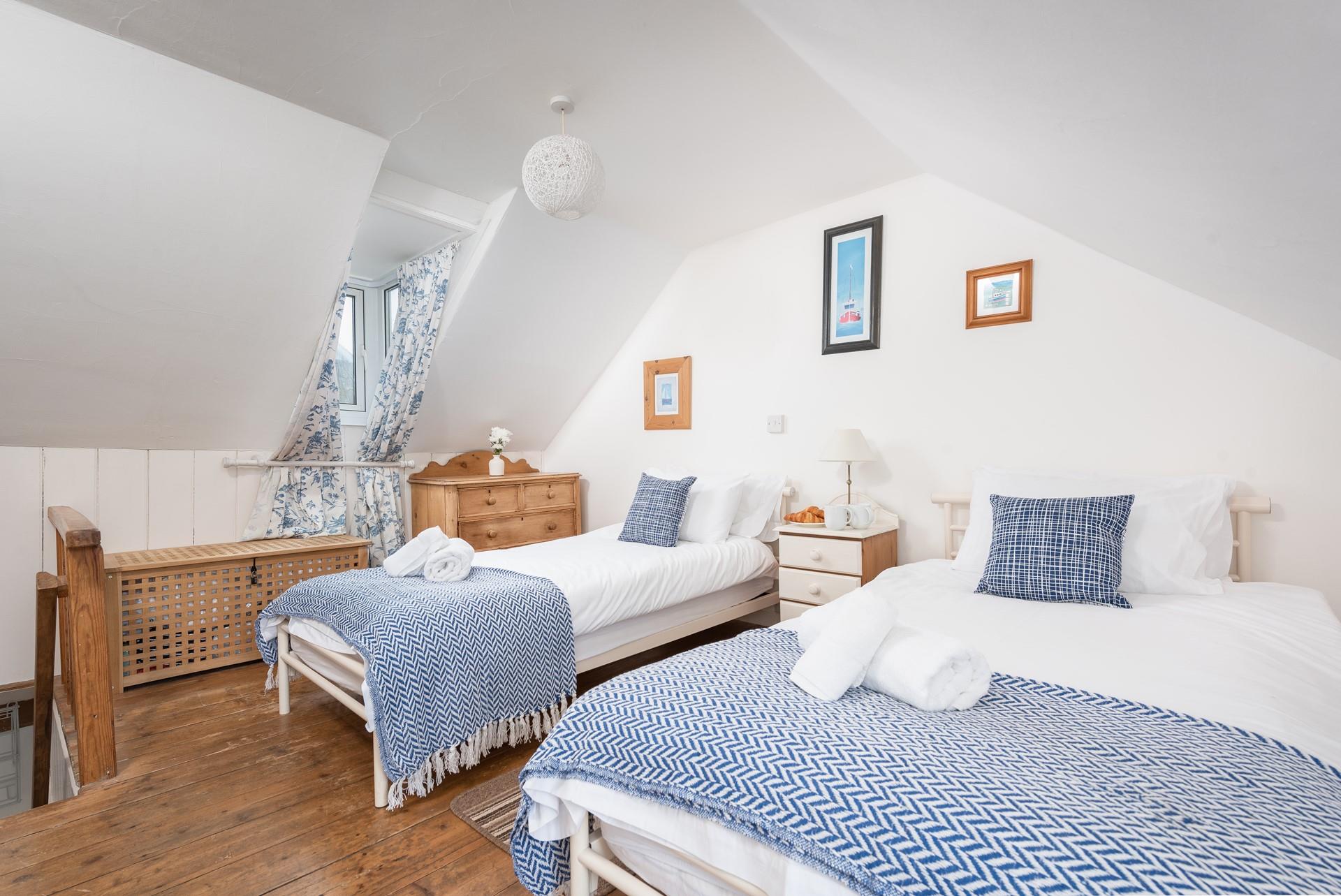 Wonderfully spacious, bedroom 2 is a quaint and characterful room that is perfect for both children and adults.