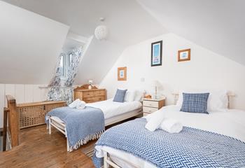 Wonderfully spacious, bedroom 2 is a quaint and characterful room that is perfect for both children and adults.