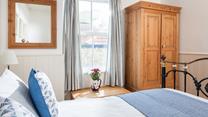 A soothing colour palette encourages you to relax and drift off to sleep.