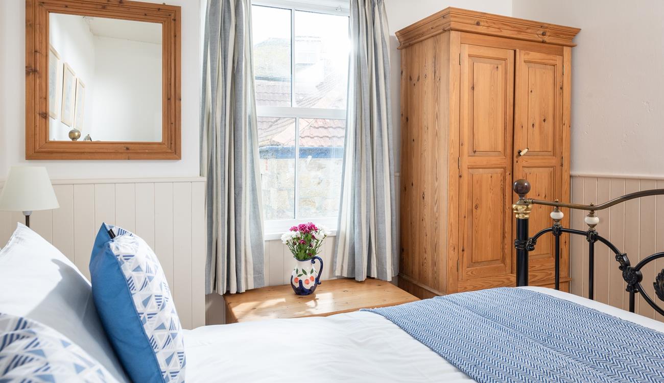 A soothing colour palette encourages you to relax and drift off to sleep.