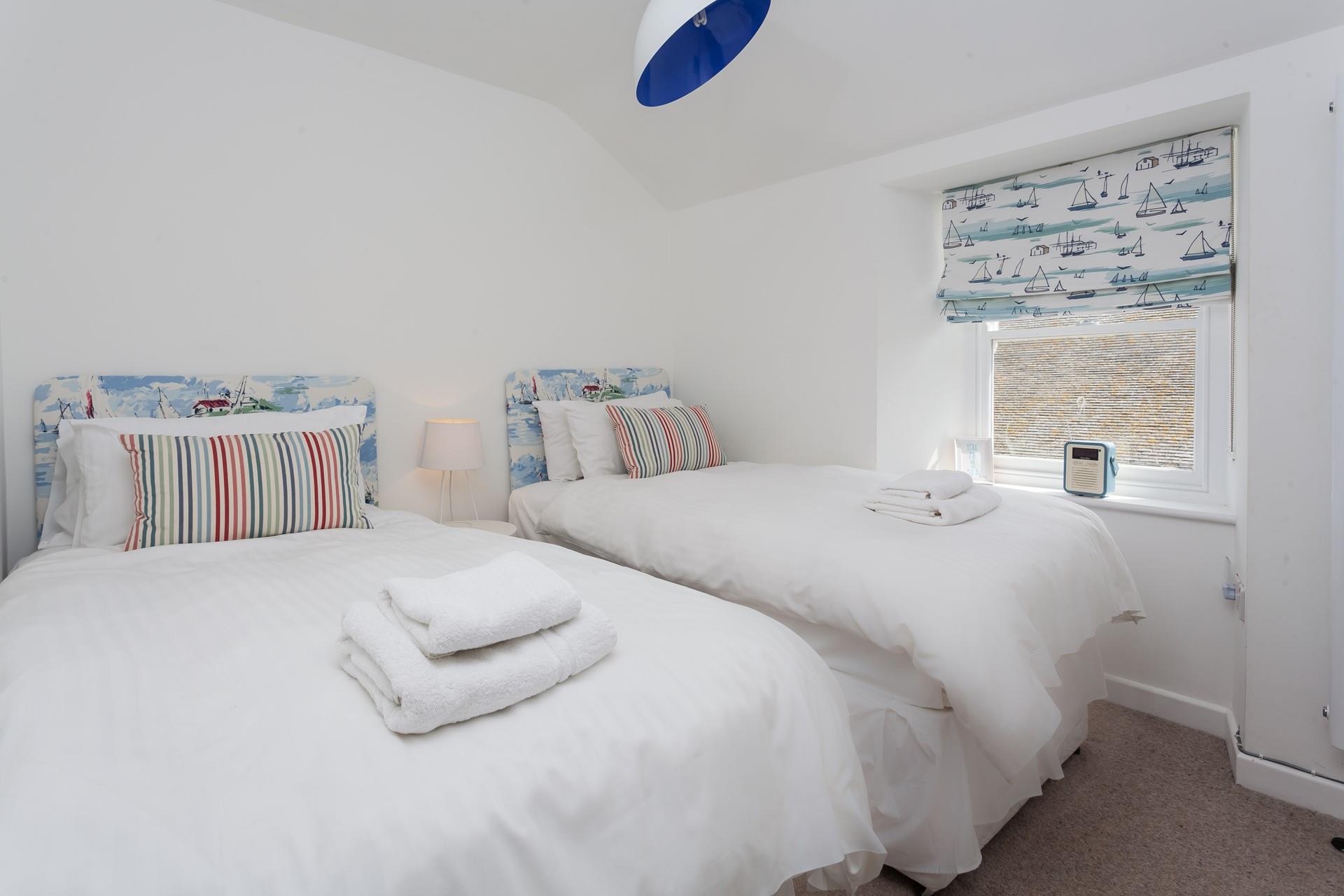 The twin rooms are perfect for children and adults alike.