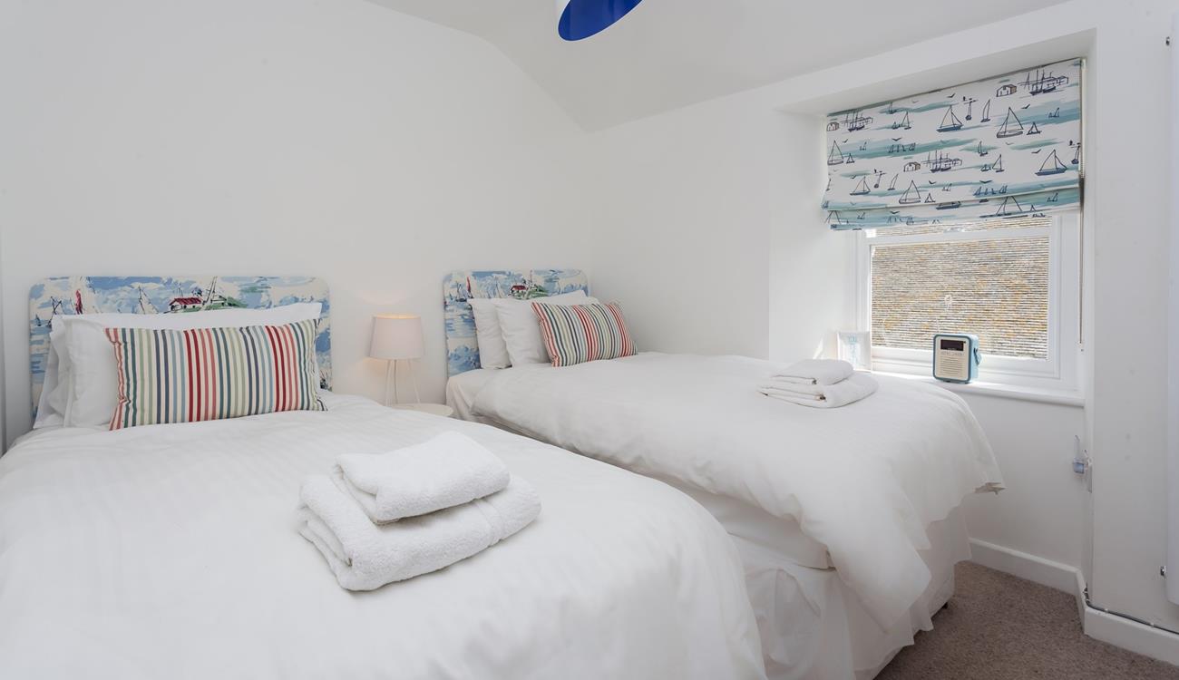 The twin rooms are perfect for children and adults alike.