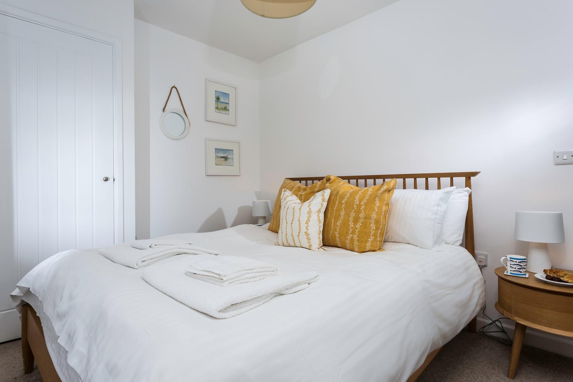 Large comfortable beds and classic furniture ensure the rooms have a homely feel.