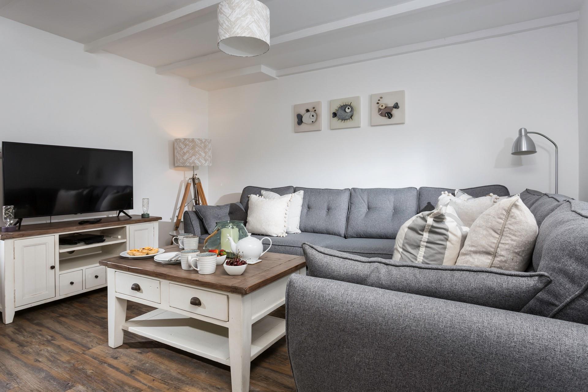 Take a quiet moment all to yourself and snuggle up on the sofa with your favourite hot drink.