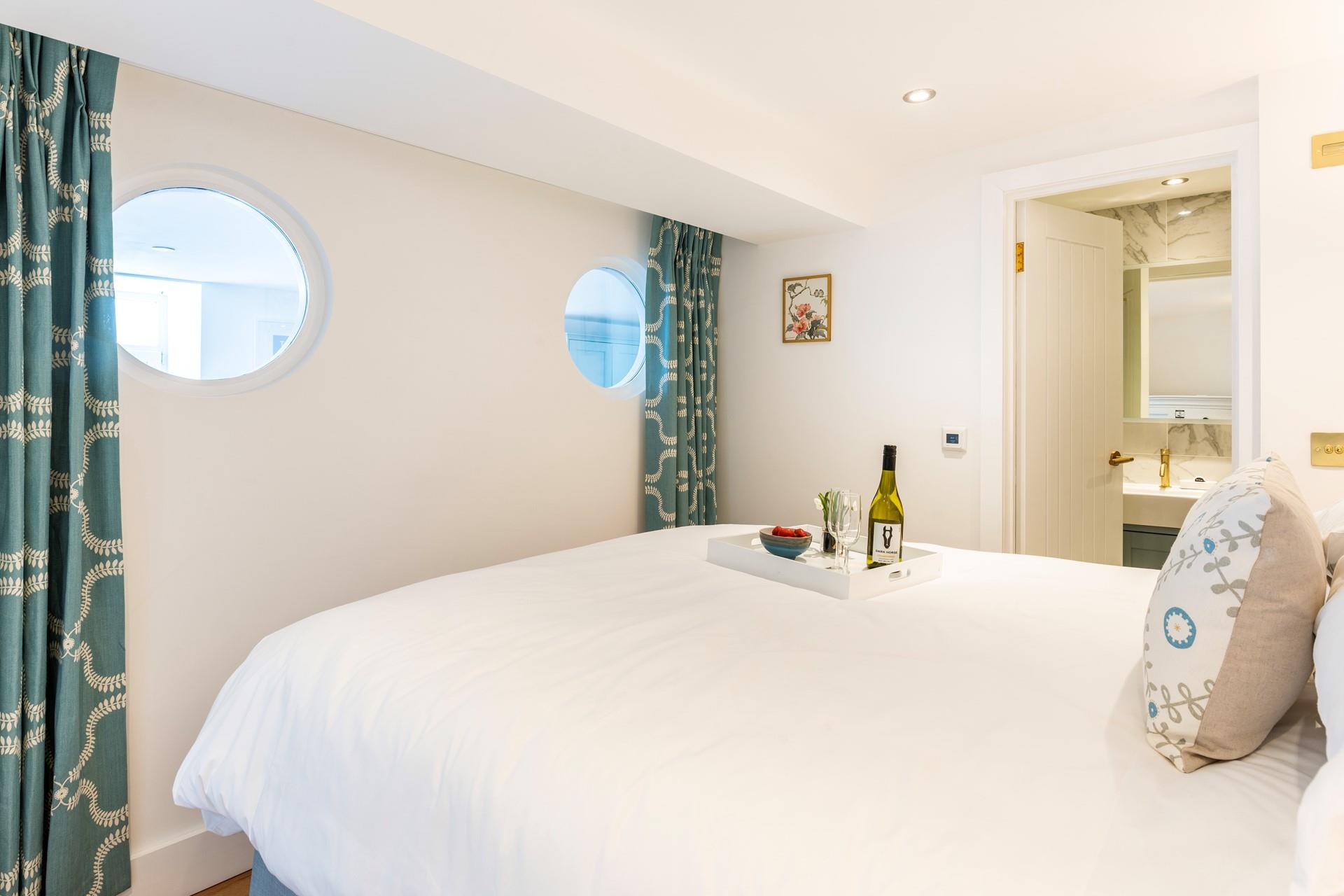 We love the quirky porthole windows!