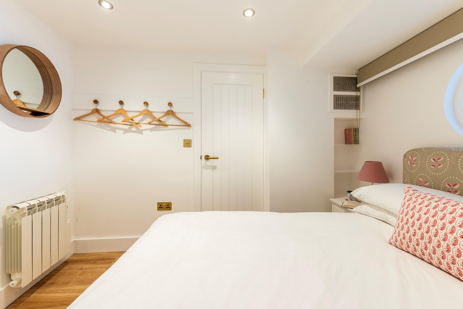 Cosy into the double bed and drift off after a busy day.