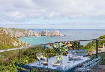 Take a scenic walk along to coast path and come back for an al fresco dinner.