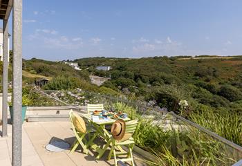 Spend the day exploring before returning to enjoy an al fresco dinner on the sea-facing terrace.