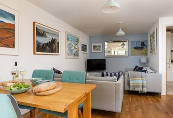 Make the most of time together in the open plan living area.