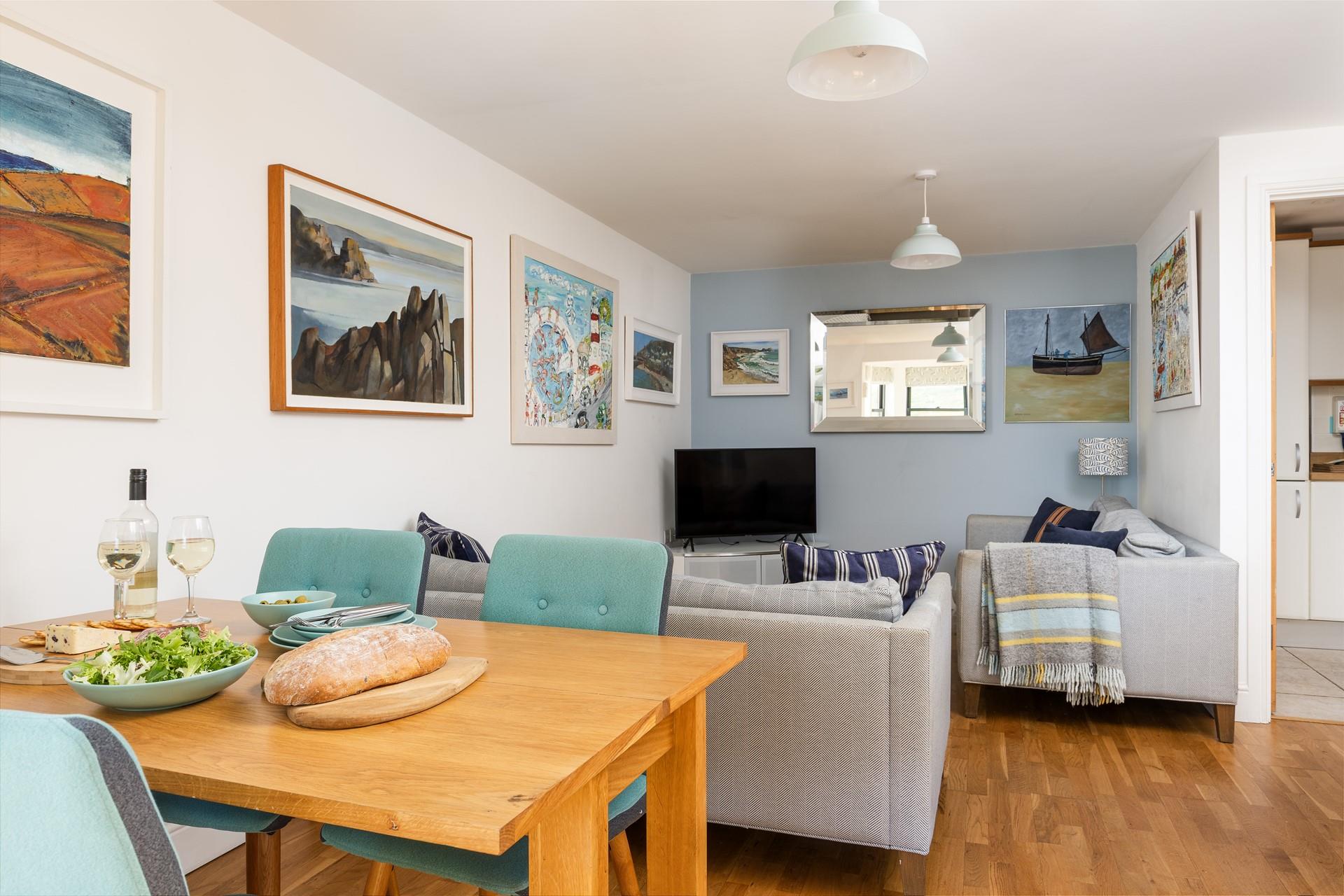 Make the most of time together in the open plan living area.