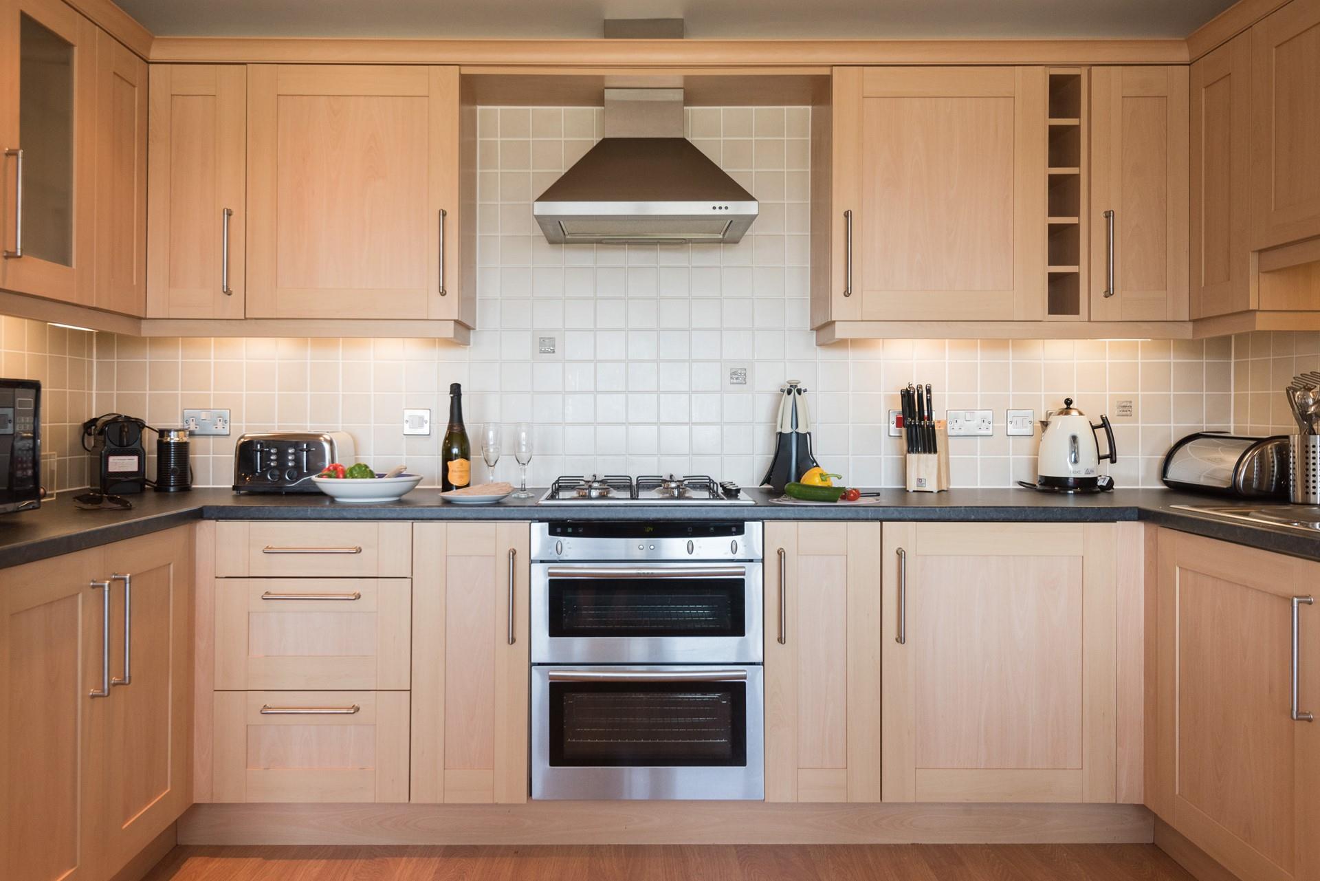 The kitchen is well-equipped and bound to bring out your inner chef!