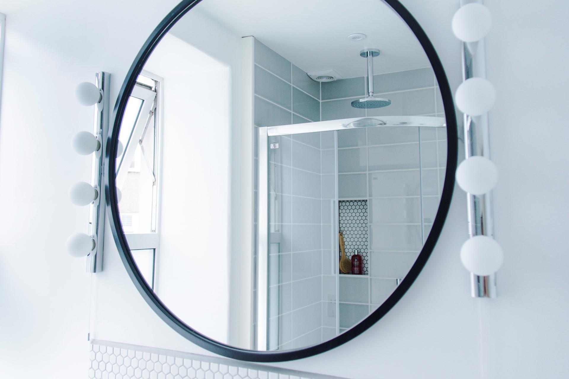 Get ready for an evening of fine dining in front of the light-up mirror.