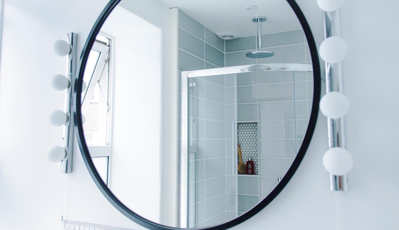 Get ready for an evening of fine dining in front of the light-up mirror.