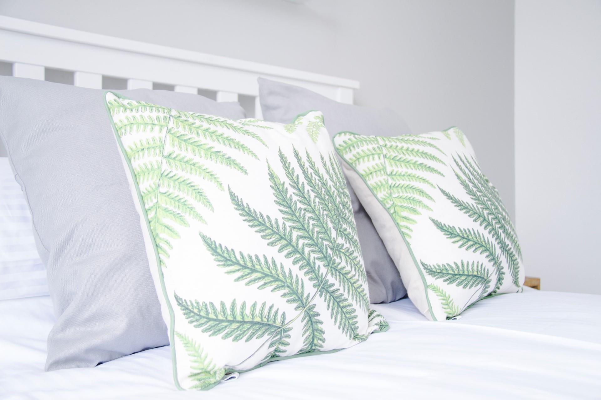 Sink into the soft sheets for a dreamy night's sleep.