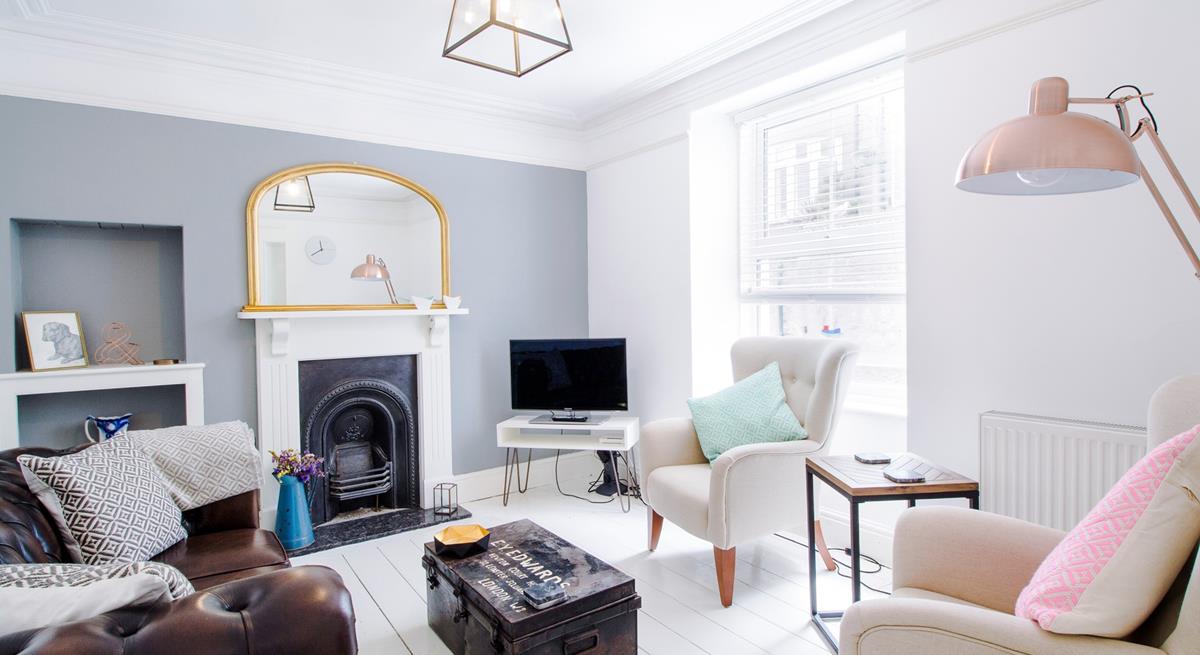 The beautiful sitting room is a cosy base for the whole family to spend evenings together.