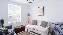 The second sitting room is a great space for the kids to relax.