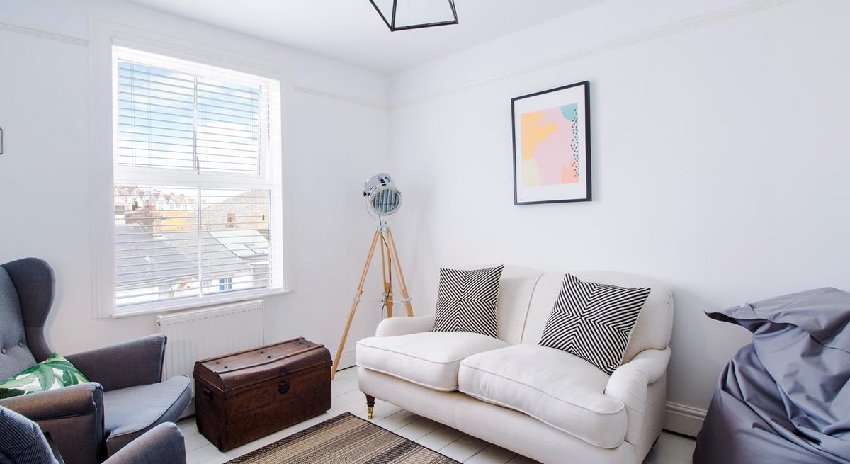 The second sitting room is a great space for the kids to relax.