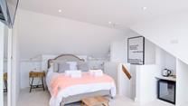 Soft sheets and beautiful interiors await you.