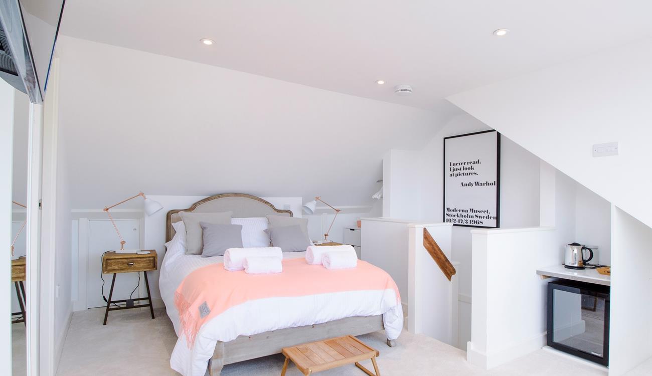 Soft sheets and beautiful interiors await you.