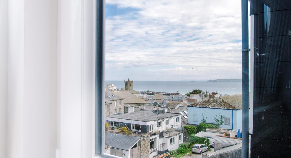 Enjoy sea views across to Godrevy Lighthouse.
