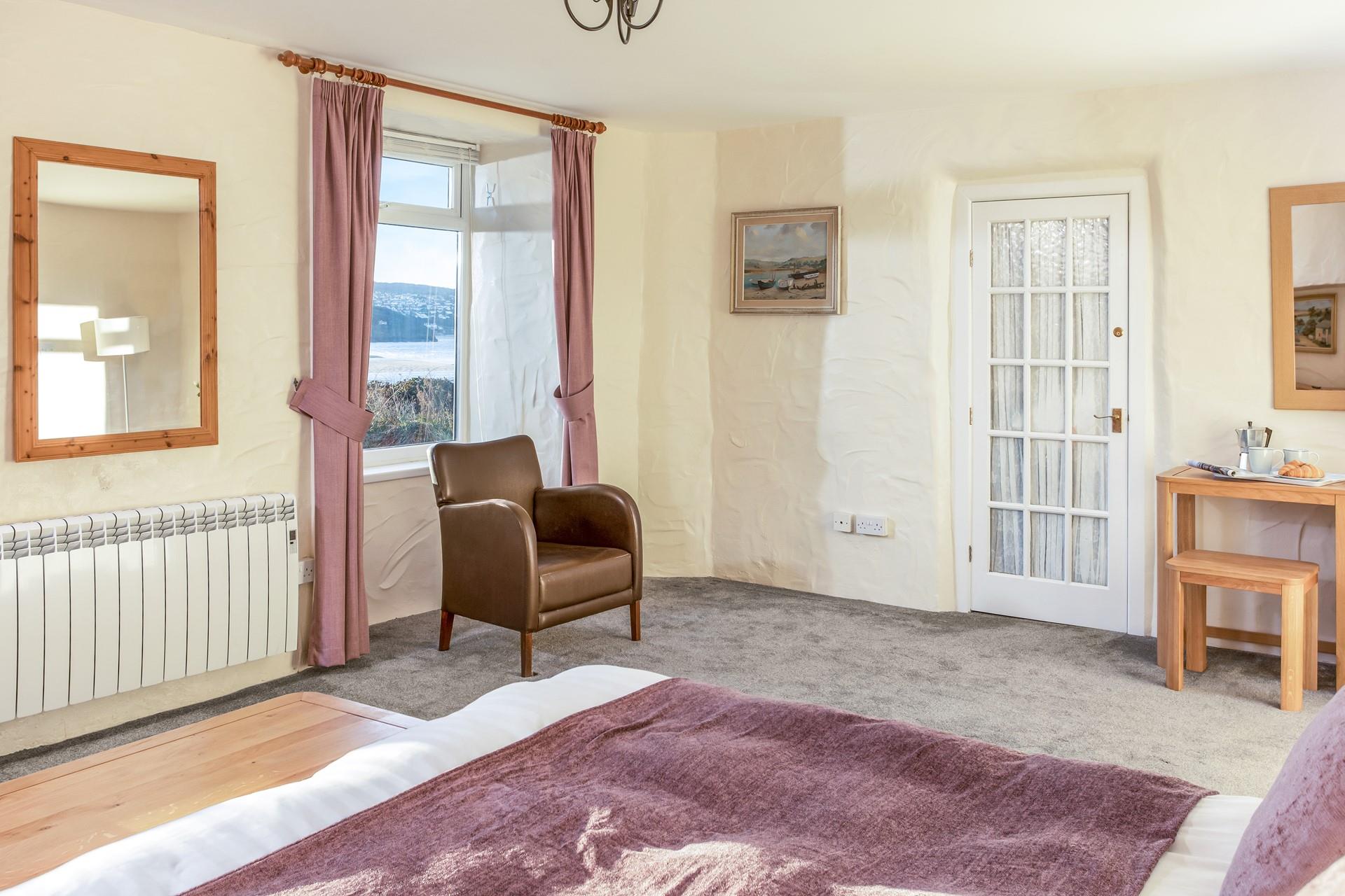 Open the curtains to this enviable view of Hayle's three miles of golden sand.