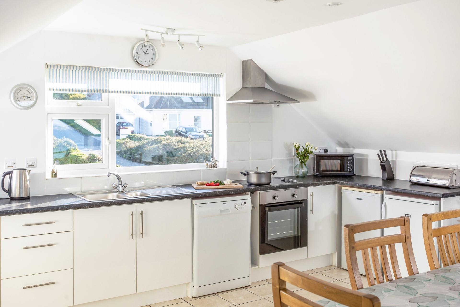 Use fresh ingredients to cook a delicious breakfast to set yourself up for the day.