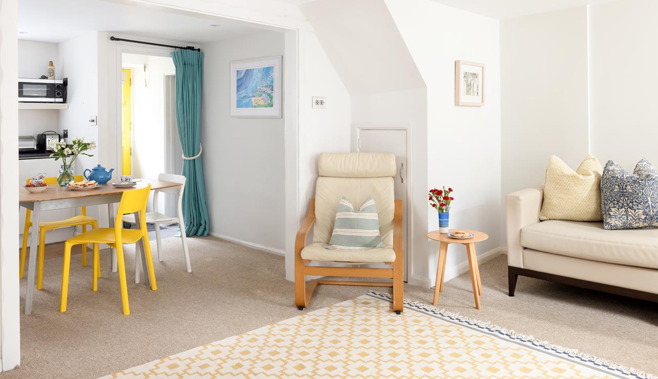 Curl into the chair and relax with a book after a day of beach adventures. 