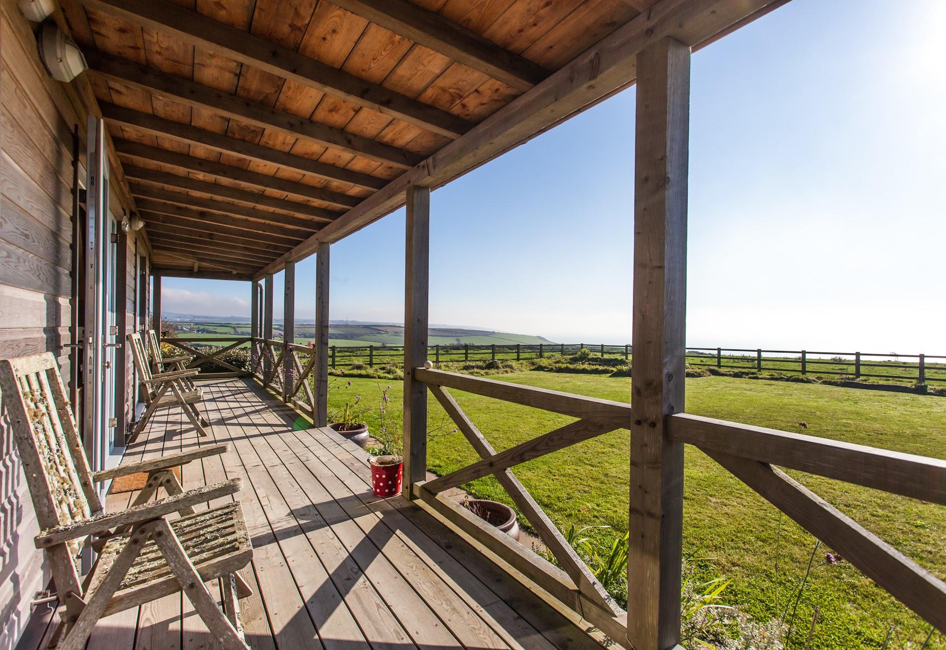 Spend summer afternoons on the decking with nothing on the agenda but relaxation.