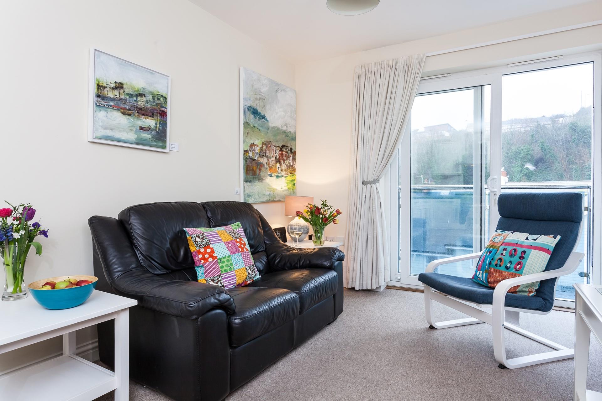 The fabulous artwork reminds you just how close to the sea you are in this magical harbour village.