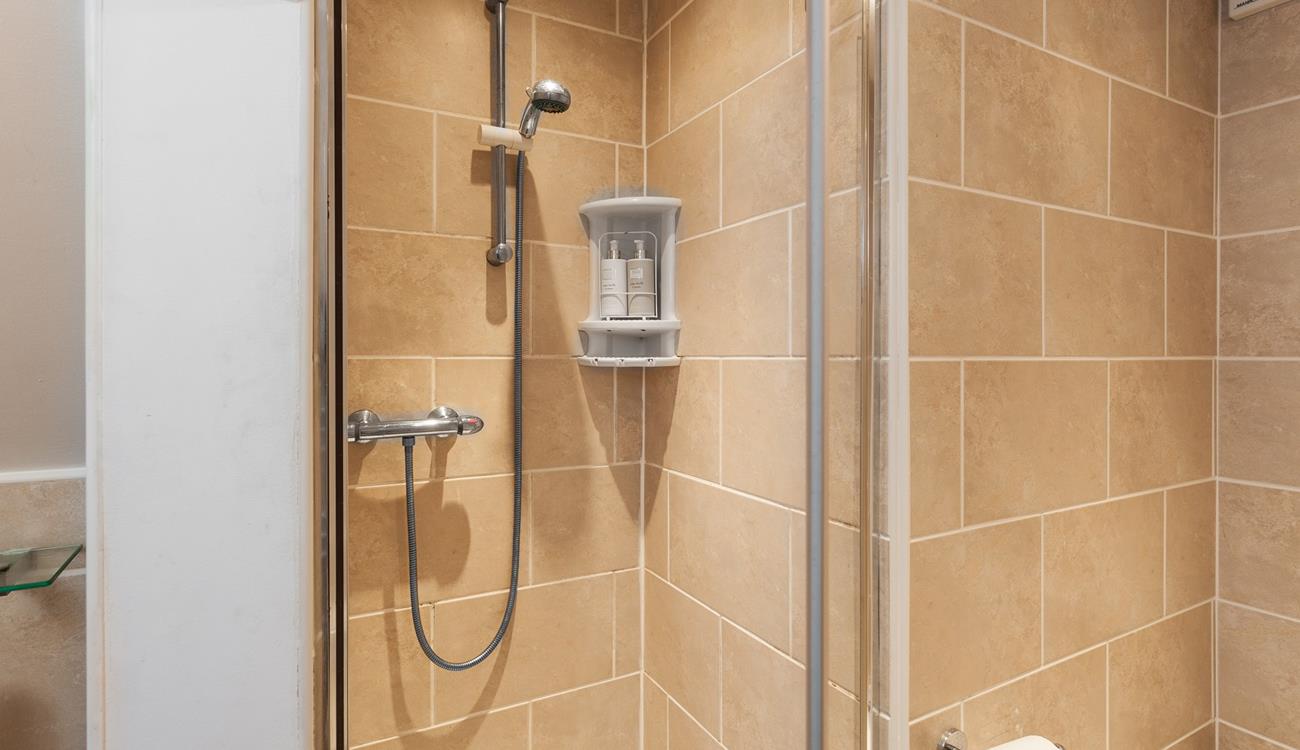Start your day with an invigorating shower.