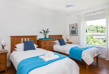 Bedroom 3 has twin beds which are perfect for kids or adults.